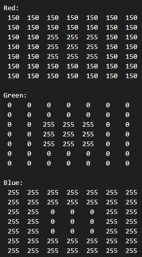 image generation pixel values