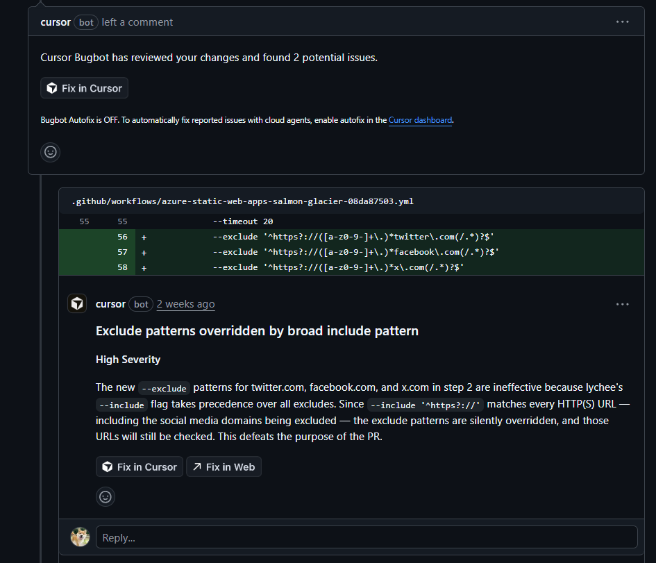 Bugbot overview